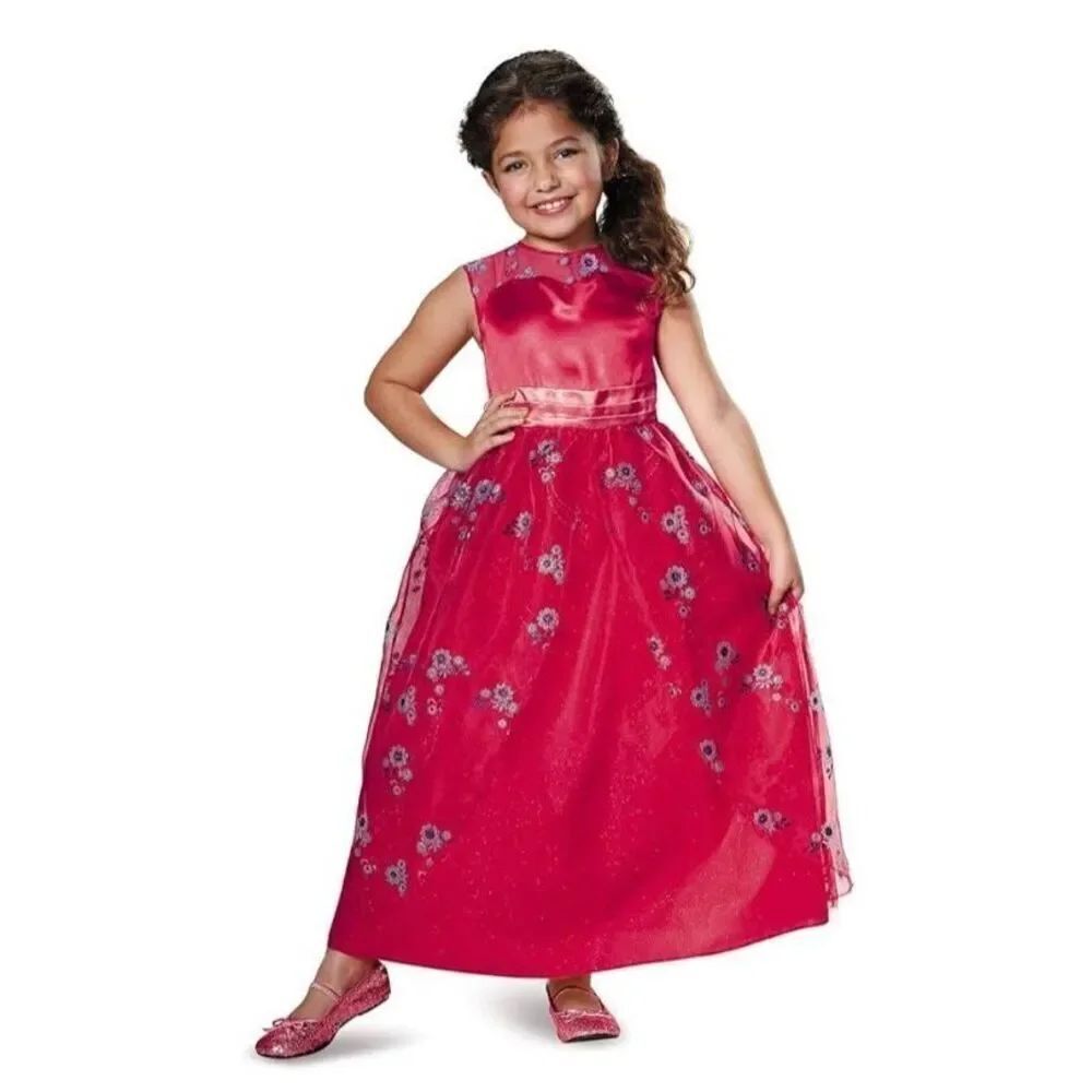 Disney Girls 4-6x Elana of Avalor Dress Halloween Costume